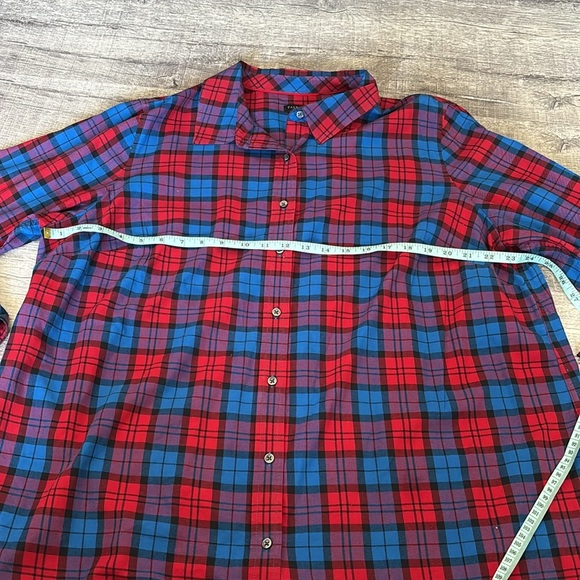 Talbots Long Sleeve Plaid Shirt - Picture 6 of 7